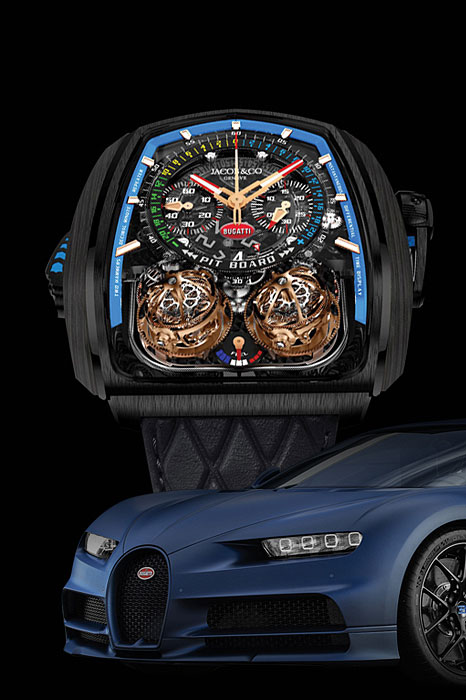 Car-watch - Twin Turbo Furious Bugatti Edition by Jacob & Co.