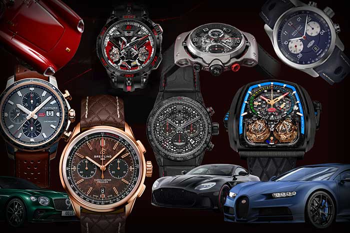 Latest car-watch timepieces