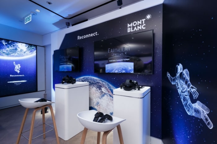 Montblanc's StarWalker collection launch also featured an extraterrestrial VR experience