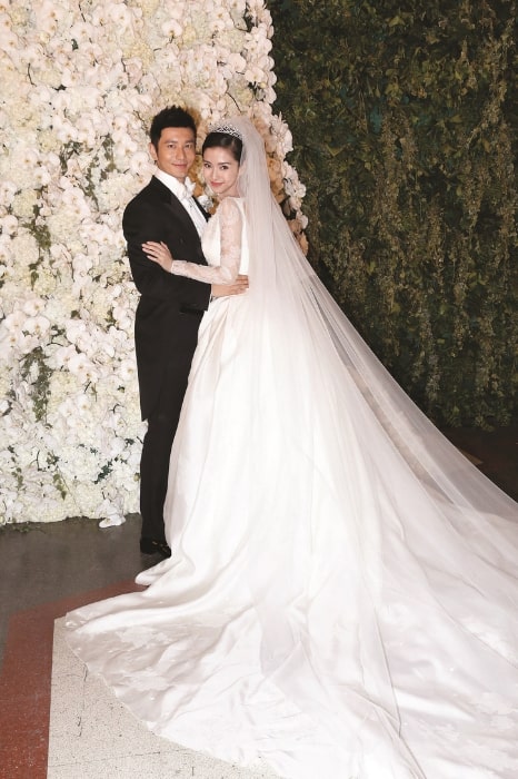Most expensive weddings - Angelababy and Huang Xiaoming