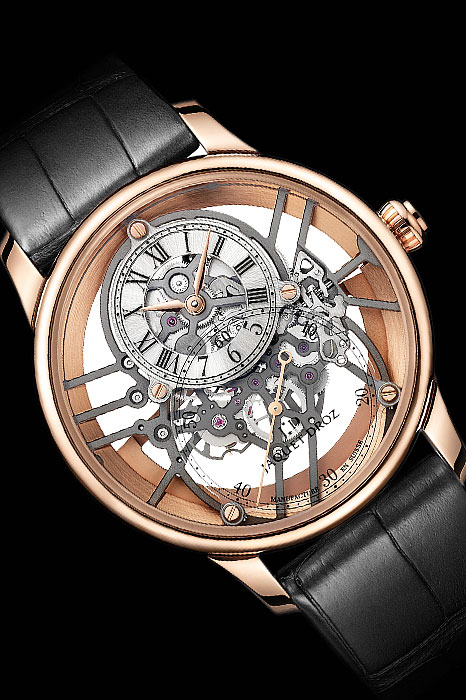 Skeleton dial watches - Jaquet Droz’s Grande Seconde Skelet-One Red Gold