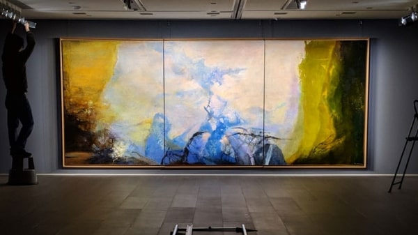 Zao Wou-ki Triptyque 1987-1988