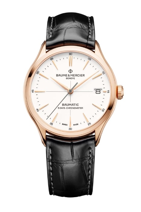 Rose gold watches - Baume and Mercier Clifton Baumatic