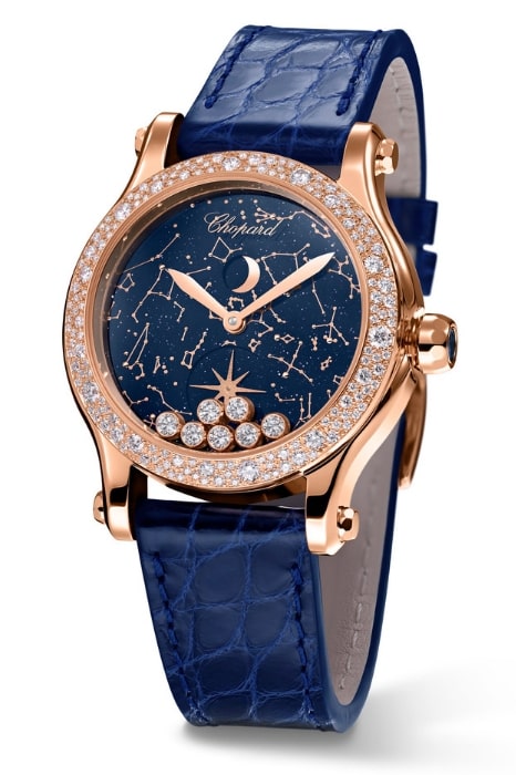 Rose gold watches - Chopard Happy Moon