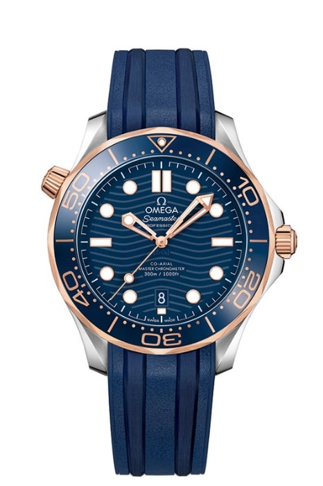 Rose gold watches - Omega Divemaster 300M