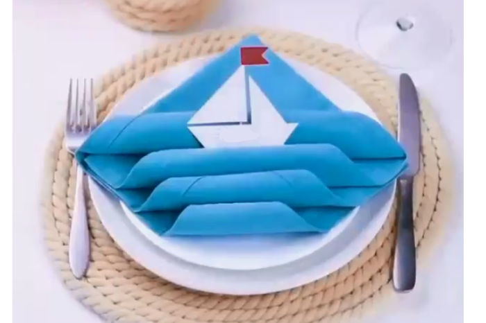 10 creative napkin folding designs gafencu magazine ocean waves