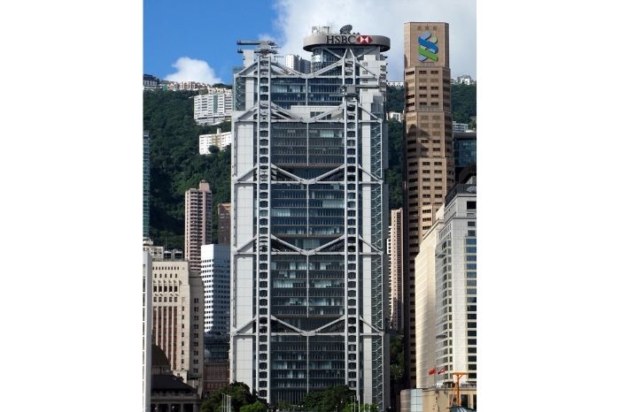 Hong Kong iconic buildings designed by international designers Bank of China Tower HSBC Main Building