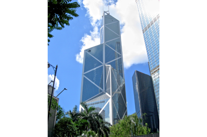 Hong Kong iconic buildings designed by international designers Bank of China Tower