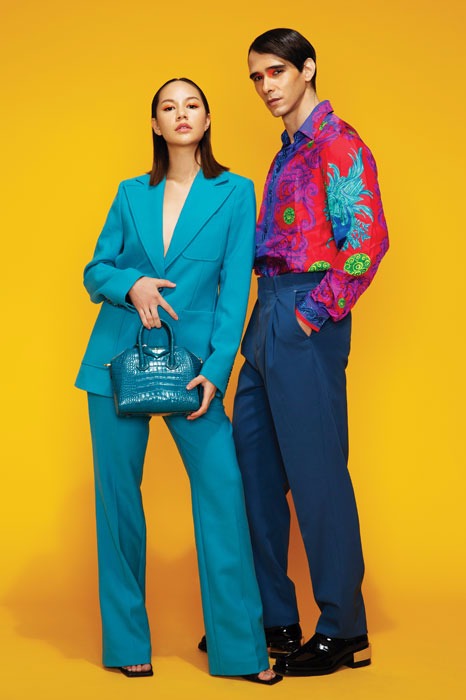 Prismatic Bold, daring, attention grabbing gafencu magazine fashion feature look book H&M studio givenchy versace berluti
