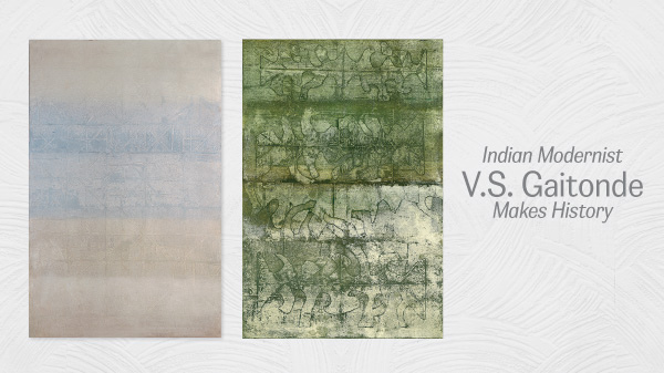 Indian Modernist V.S. Gaitonde Makes History