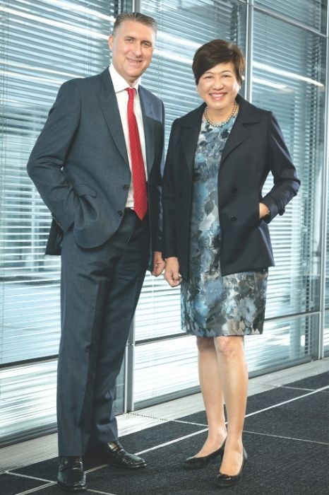 HSBC's Greg Hingston and Siew Meng Tan