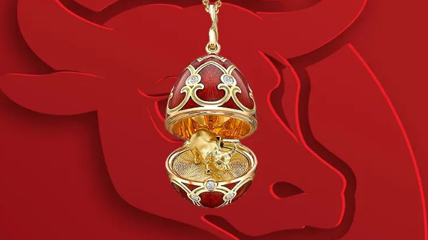 gafencu magazine chinese zodiac lucky charm Faberge egg golden ox