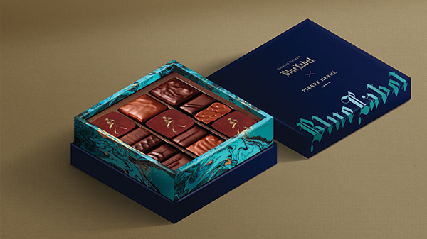 Johnnie Walker Blue Label Bespoke Chocolate Gift Box cover