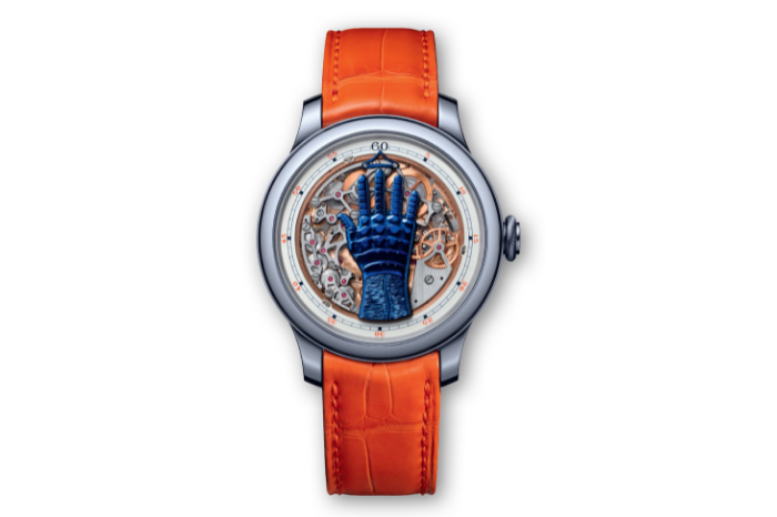 collectors at the 2021 Only Watch Charity Auction_gafencu_time_watches_F.P. Journe FCC Blue