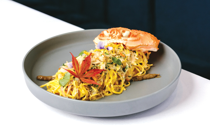 fusion_Japanese-Italian flavours come together at Pazzi Isshokenmai_philip_chow_central_dining-hongkong-gafencu_Miso Crab Tagliolini