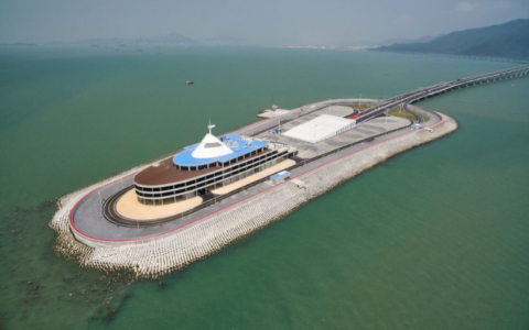 City of the Sea Hong Kong's Changing Coastline gafencu_check lap kok zhunghai bridge china before