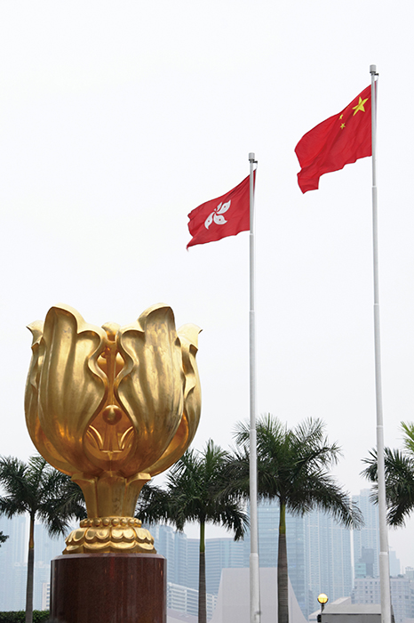 Golden Bauhinia sculpture the making of Hong Kong's national flag gafencu feature local culture