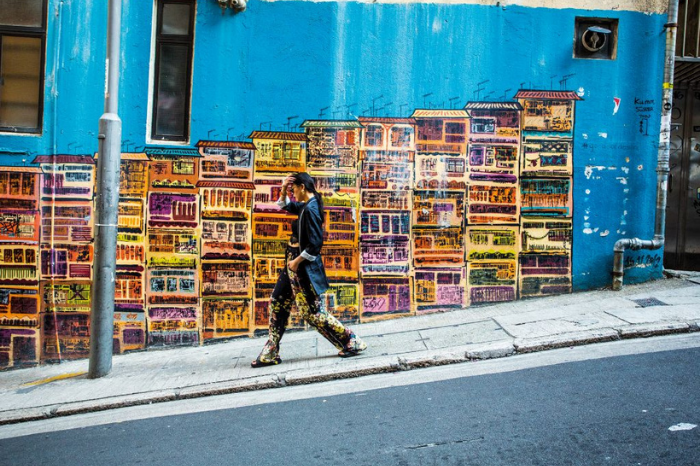 Explore Hong Kong's many street art graham street hollywood road central soho gafencu