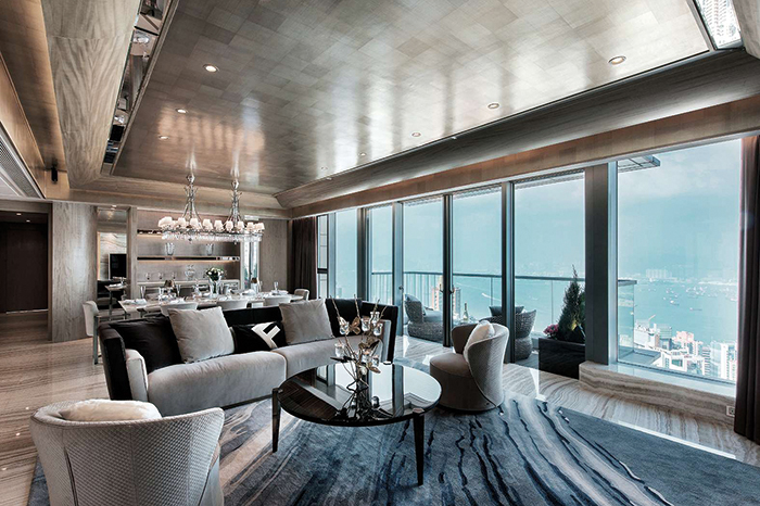 Tailored fittings meet designer furnishings in Hong Kong's most prestigious high rise 39 conduit road mid levels danny chiu (4)
