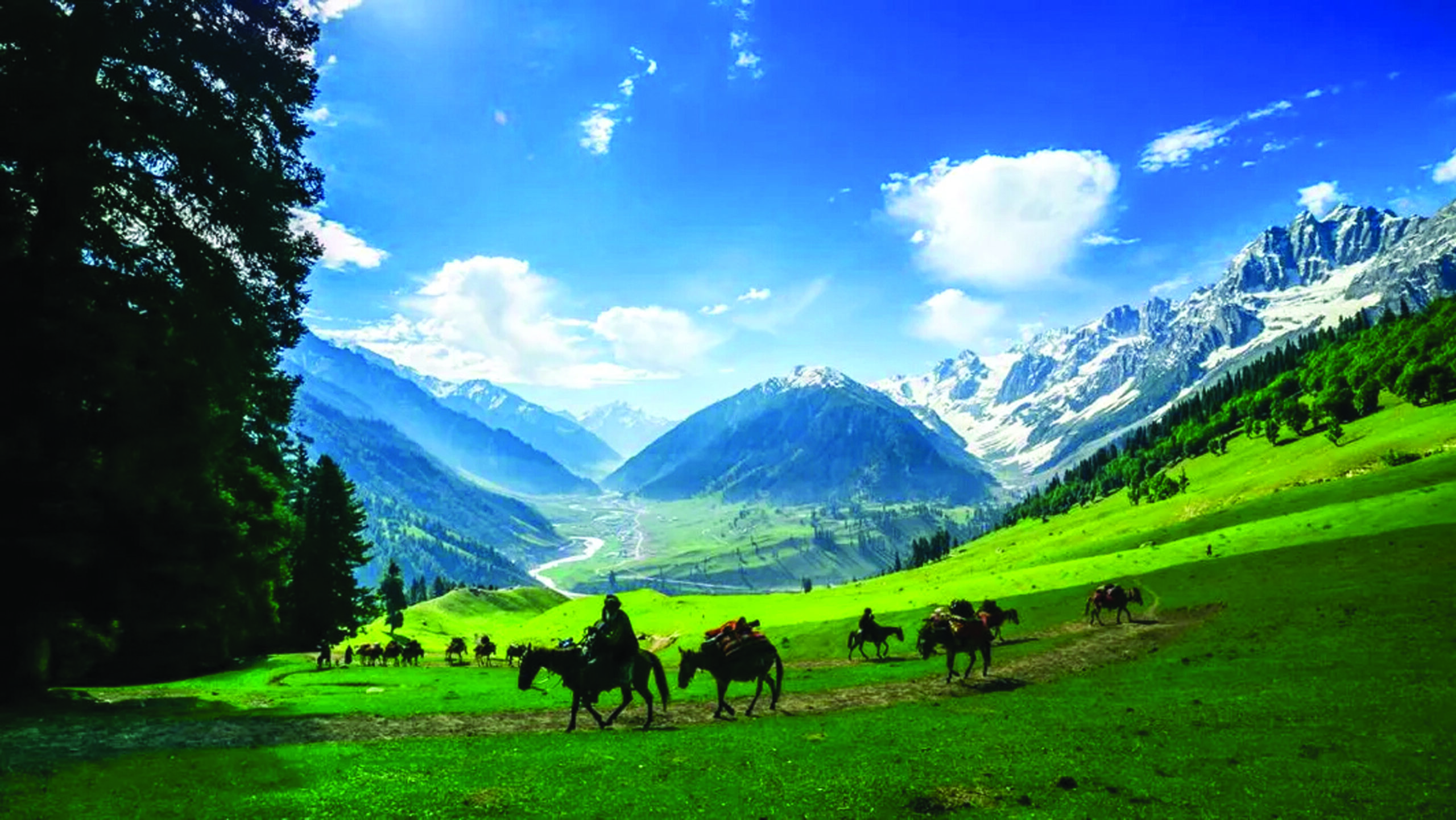 The Natural Wonders of Kashmir sat amid the mighty Himalayas