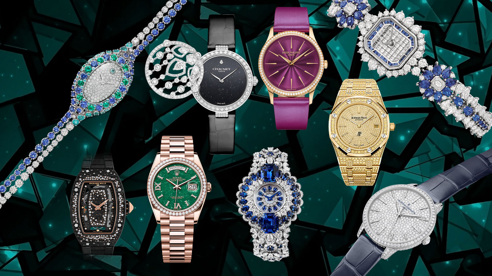 Diamond Precision: Time is more precious when prestigious watchmakers turn to stones
